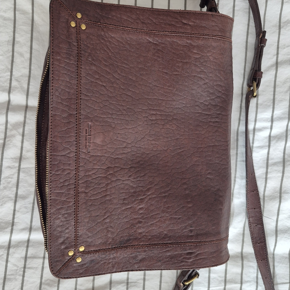 Jerome Dreyfuss Rich Brown Crossbody Bag